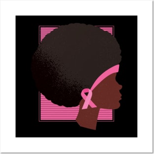 Empower Pink: Strength in Silhouette Posters and Art